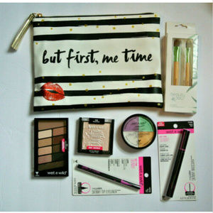 Lot of New Makeup, Brushes, Makeup Bag and Palette